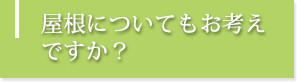 屋根についてもお考えですか？