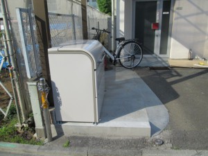 ゴミストッカー設置後